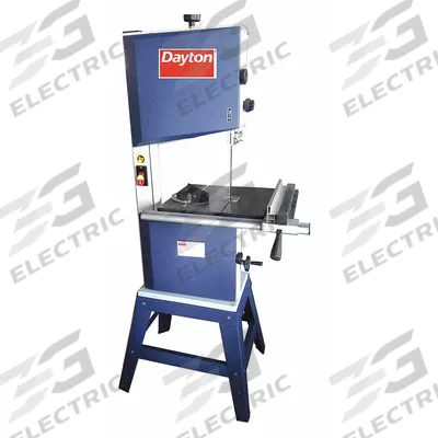Dayton Band Saw: Vertical, 120V AC, 13 in Throat Dp - Vertical, 1,445 to 3,150 SFPM - Two-Speed Wood-Cutting Band Saws