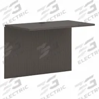 HON Desk Bridge: Laminate, Slate Teak, 42 in Overall Wd, 29 in Overall Ht, 24 in Overall Dp (MPN HLPLB4224.LSL1). Key specifications — Desktop Material: Laminate; Desktop Color: Slate Teak; Brand: HON; Frame Color: Slate Teak; Frame Material: Laminate; Product Type: Desk Bridge.