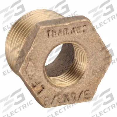 APPROVED VENDOR Metal Pipe Straight: Straight, 3/4 in x 3/8 in, Class 125, None Brass - Threaded Low-Pressure Pipe Fittings for Potable Water