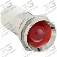 APPROVED VENDOR Protruding Panel Light: 16 mm Panel Mounting Hole Dia, LED, Red, Protruding Head (MPN 24M154). Key specifications — Brand: APPROVED VENDOR; Electrical Connection: 0.11 Male Quick Disconnect.