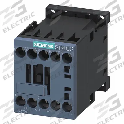 Siemens Power Contactor: Non-Reversing, 3 Poles, 3NO Contacts, 9 A - Non-Reversing IEC Contactors