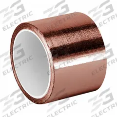 TAPECASE Conductive Electrical Tape: 3 in Wd, 6 yd Lg, 3.5 mil Thick, Copper Foil, Acrylic (MPN 15D568)