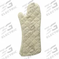 R&R TEXTILE Oven Mitt: 500°F Max Temp, 17 in Overall Lg, Terry, Tan (MPN 1300-17)