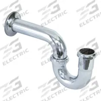 APPROVED VENDOR Trap: Brass, Chrome-Plated, Silver, 1 1/2 in Nominal Pipe Size, 8 1/4 in Overall Lg (MPN 35095). Key specifications — Finish: Chrome-Plated; Includes: Flange; Brand: APPROVED VENDOR.
