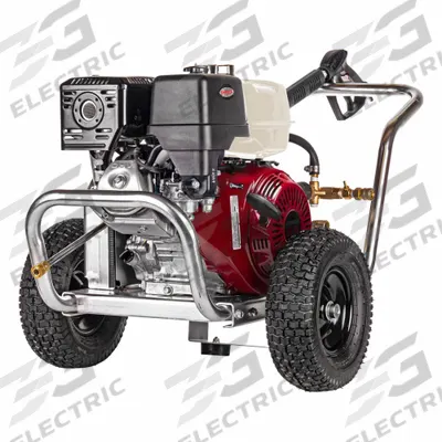 SIMPSON Gas-Powered Pressure Washer: Heavy Duty, Cart, 4,200 psi, 4 gpm - Cold Water Pressure Washers