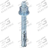 DEWALT Wedge Anchor: 2 3/4 in Overall Lg, 3/8 in Dia, 3/8"-16 Thread Size, 1 3/8 in Thread Lg, 50 PK (MPN 7412SD1-PWR). Key specifications — Brand: DEWALT; Anchor Type: Wedge; Finish Type: Zinc Plated.
