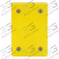 LEVITON Weatherproof Cover: Valox PBT, Wetguard, Blank Cover, 1 Gangs, 4 5/8 in Overall Ht, 4/4X (MPN WP459). Key specifications — Brand: LEVITON; Color: Yellow; Compatible with Product Type: Blank Cover; Compatible with Series: Wetguard; Mounting Orientation: Horizontal or Vertical.