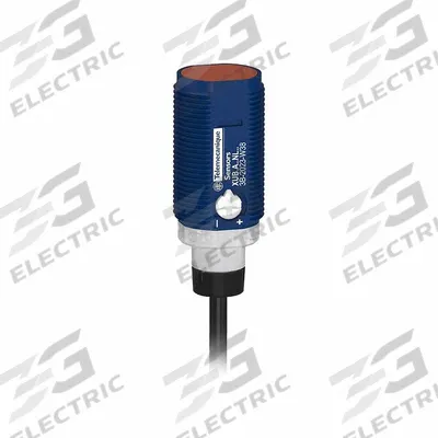 TELEMECANIQUE SENSORS Photoelectric Sensor: M18 Threaded, Non-Terminated Cable, 12-24V DC, PNP - Cylindrical Sensors with Non-Terminated Cables