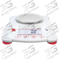 OHAUS Compact Bench Scale: 620 g Capacity, 0.1 g Readability, Carat/Custom/g/lb/lb/oz/oz/pwt, ABS (MPN SPX621). Key specifications — Brand: OHAUS; Display Type: LCD.