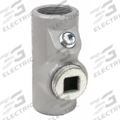 Sealing Fitting - Vertical and Horizontal: Iron, 1 1/4 in Trade Size, Female, 4 15/16 in Overall Lg (MPN EYF-125). Key specifications — Brand: APPLETON ELECTRIC; Connection Type: Threaded; Thread Gender: Female; Ends - Hazardous Fittings: 1-1/4 in FNPT x 1-1/4 FNPT; Material: Iron; Hazardous Location Rating: Class I, Division 1 and 2, Groups B, C, D; Thread Type: NPT; Standards: CSA C22.2 No 30.