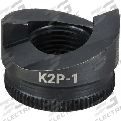 GREENLEE Knockout Punch: 10 ga Sheet Metal Capacity (Steel), 2 in Nominal Size, Round - Greenlee Knockout Punches & Dies