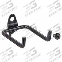 APPROVED VENDOR Double Rod Pegboard Hook: 1/4 in Peg Hole, For 1 in Pegboard Hole Spacing, 10 PK (MPN 5TPG6). Key specifications — Color: Black; Locking System: Screw-In; Mounting Type: Surface; Accessory Type: Double Rod Hook; Brand: APPROVED VENDOR.