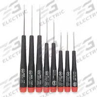 WIHA Precision Screwdriver Set: 1-10 Pieces, 8 Pieces, Hex Tip, Ergonomic Grip, Not Tether Capable (MPN 26391). Key specifications — attr1205274: WIHA; attr1205269: 5/64 in.