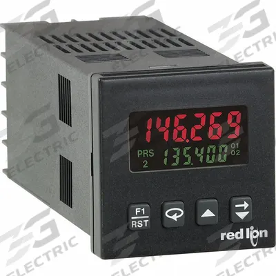 RED LION Counter: Hour Meters, DIN Track Mounting, 2 in x 2 in, cRUus/UKCA/UL E137808 - Digital Counters
