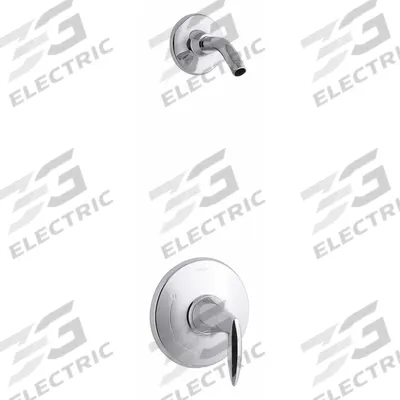 KOHLER Shower Faucet: Alteo Rite-Temp, Polished Chrome Finish, Lever Faucet Handle - Shower Faucets with Fixed Shower Arms
