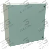 HAMMOND Electrical Enclosure: Steel, 36 in x 36 in x 16 in, NEMA 12/3R/4, Solid Cover, Hinged (MPN EN4SD363616GY). Key specifications — Closure Method: 1/4-Turn Latch; Brand: HAMMOND; Knockouts: Not Included.