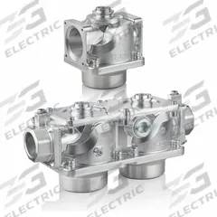 REDHAT Solenoid Valve Body: 2-Way / 2-Position, Spring Return, Linear Trim (MPN 8158A300X1X0800). Key specifications — Body Material: Die Cast Aluminum; Brand: REDHAT; Valve Starting Configuration: Normally Closed; Actuator Type: Spring Return; Valve Design: Single Valve; Trim Type: Linear Trim; Features: Silicone-Free.