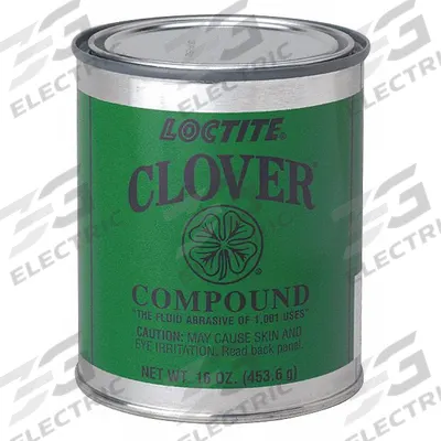 CLOVER Silicon Carbide Grease Mix: Oil-Soluble, 800 Grit, Grade 5A - Oil-Soluble Clover Lapping Compounds