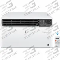 LG Window Air Conditioner: 300 sq ft – 340 sq ft, 8,000 BtuH, 115V AC, 5-15P, Cooling Only, Fixed (MPN LW8022IVSM). Key specifications — Brand: LG; Combined Energy Efficiency Ratio (CEER) Rating: 15.5; Voltage: 115V AC; NEMA Plug Configuration: 5-15P; Special Features_Broad: Wi-Fi.