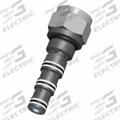 BUCHER HYDRAULICS Cartridge Valve: Screw-In, Screwdriver Adjustment, C08-40 Valve Cavity Size - Cartridge Check Valves