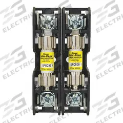 BUSSMANN Fuse Block: Open Block Design, 2 Pole, 600 V AC, Pressure Plate, Non-Indicating (MPN BCM603-2P). Key specifications — Brand: BUSSMANN.