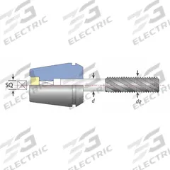 TECHNIKS Rigid Tap Collet: ER40, For 9/16 in Taps (MPN 05710-429). Key specifications — attr1033478: 05710-429; attr1033479: TECHNIKS.
