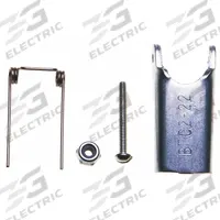 CAMPBELL Spring Latch: Spring, 3 1/4 in Latch Lg, 1 1/4 in Latch Wd, 1/4 in Latch Eye Dia, Steel (MPN 3991001). Key specifications — Brand: CAMPBELL; Manufacturer Part Number: 3991001; Latch Type: Spring.