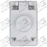 APPLETON ELECTRIC Weatherproof Cover: Copper-Free Aluminum, FD/FS, Toggle Switches, 1 Gangs, Gray (MPN FSK-WR2). Key specifications — Brand: APPLETON ELECTRIC; Color: Gray; Compatible with Product Type: Toggle Switches; Compatible with Series: FD; Mounting Orientation: Vertical.
