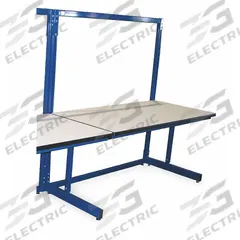 PRO-LINE One Sided Configurable Workstation: Adj Ht, Laminate, 60 in x 30 in, Blue (MPN B6030SAP). Key specifications — Unit Type: Starter; Brand: PRO-LINE.