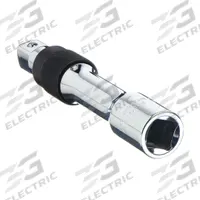 PROTO Socket Extension: 3/8 in Input Drive Size, 3/8 in Output Drive Size, 6 in Overall Lg, Chrome (MPN J5260-06L). Key specifications — attr1204978: Not Insulated; attr1204980: Locking Included; attr1204984: PROTO; attr1204970: Chrome.