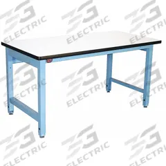 PRO-LINE Workbench: Adj Ht, Laminate, 72 in x 30 in, 5,000 lb Overall Load Capacity, Blue (MPN HD7230C/L14/HDLE). Key specifications — Brand: PRO-LINE.