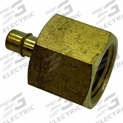MEM-CO Mini Barbed Fitting Adapter: 3/4 in ID x 3/4 in Pipe x 1/4 in ID Size, FNPT x Tube, Brass (MPN 3/4FB6). Key specifications — Brand: MEM-CO.