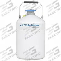 COLE-PARMER Cryogenic Dewar: 2 L Capacity, 8 3/4 in Overall Dia, 14 7/8 in Overall Ht, Aluminum (MPN 4426059). Key specifications — Brand: COLE-PARMER; Material: Aluminum; Includes: Smart Caps; Included Safety Features: Lockable.