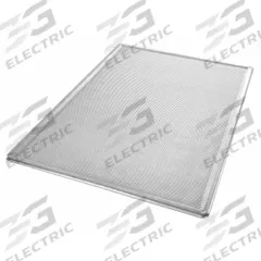CHICAGO METALLIC Sheet Pan: Sheet Pan Pan, Full Sheet Pan Size, Aluminum, Uncoated, Perforated (MPN 44801). Key specifications — Bead Closure: Closed Bead; Coating: Uncoated; Pan Style: Sheet Pan; Perforation: Perforated; Brand: CHICAGO METALLIC; Color: Silver; Material: Aluminum; NSF Certified: No.
