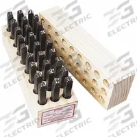 YOUNG BROS. STAMP WORKS Hand Stamp Kit: A thru Z/A thru Z, Period/Period (.), 1/2 in Character Ht (MPN 09271). Key specifications — Material: Steel; Brand: YOUNG BROS. STAMP WORKS; Characters Included: Period (.).