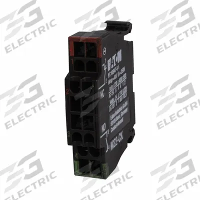 EATON Contact Block: 22 mm Panel Mounting Size, 2NC, Momentary, NZM Series - Contact Blocks