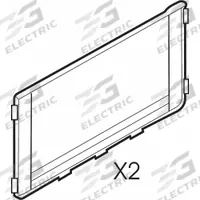 RUBBERMAID COMMERCIAL PRODUCTS Back Panel Kit: For 14J684/1RF35/1RF37/8VMF8 (MPN FG6189L2BLA). Key specifications — For Use With Grainger Item Number: 8VMF8; For Use With Mfr. Model Number: FG619800PLAT; Fits Brand: Rubbermaid Commercial; Product Type: Back Panel Kit; Brand: RUBBERMAID COMMERCIAL PRODUCTS.