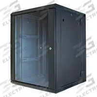 VIDEO MOUNT PRODUCTS Equipment Rack Enclosure: 15 Rack Units, 30 1/2 in x 24 1/4 in x 21 7/8 in (MPN ERWEN-15E). Key specifications — Brand: VIDEO MOUNT PRODUCTS; Includes: Door; Material: Steel; Features_Broad: Hinged Back.