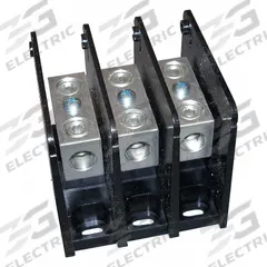 MERSEN Power Distribution Block: Open, Lug, Lug, 14 AWG – 2/0 AWG For Line Side Wire Sizes (MPN MPDB63153). Key specifications — attr1361688: Surface; attr1308686: MERSEN; attr1361672: Aluminum.