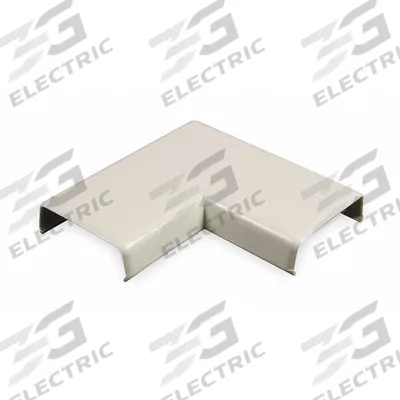 LEGRAND 90 Degrees Flat Elbow: 800, 1 1/4 in Wd, 1/2 in Ht, Plastic - 90 Degree Elbows for Nonmetallic Single-Channel Raceways