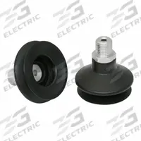SCHMALZ Vacuum Pad Assembly: 1.5 Folds, G1/4 in, 47.5 mm Pad Dia, NBR, 55 A, Black, 31.6 mm Pad Ht (MPN 10.01.06.00082). Key specifications — attr1019168: 55 A; attr1019165: 10.01.06.00082; attr1019167: SCHMALZ; attr1019180: Black.