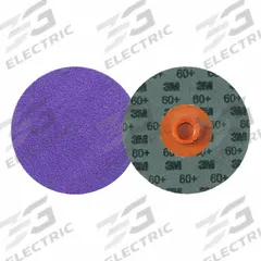 3M CUBITRON 3 Quick-Change Disc: TS, 4", Ceramic, 60 Grit, YF Wt Polyester, 1184F, 25 PK (MPN 7100332085). Key specifications — attr555554: 3M CUBITRON 3; attr555565: 1184F.