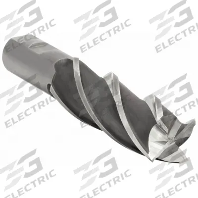 CLEVELAND Square End Mill: High Speed Steel, 4 Flute, 1-1/8" Mill Dia, 4" LOC - General Purpose High-Speed Steel Square End Mills