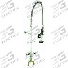 ENCORE Pre Rinse Faucet: KL50, Deck, Single-Post, 1 Mounting Holes, Brass, Chrome, 1.6 gpm Flow Rate (MPN KL50-1000-BR). Key specifications — Brand: ENCORE; Color/Finish: Chrome.