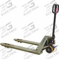 APPROVED VENDOR Pallet Jack: 5,500 lb, 48 in L x 27 in W Fork Dim, 27 in, 15 in, Std Fork, Steel (MPN 272861). Key specifications — Brand: APPROVED VENDOR; Width Between Forks: 15 in.