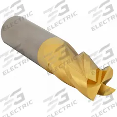 APPROVED VENDOR Square End Mill: Carbide, TiN Coated, 4 Flute, 11/16" Mill Dia, 1-1/2" LOC, 4" OAL (MPN 206-001231)