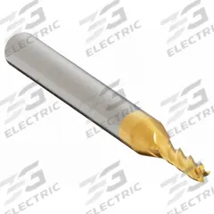 APPROVED VENDOR Square End Mill: Carbide, TiN Coated, 4 Flute, 3 mm Mill Dia, 12 mm LOC, 1-1/2" OAL (MPN 206-001311)