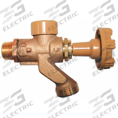WOODFORD MFG. Anti-Siphon Hose Bibb: Handwheel, Brass, Powder Coated, Aluminum, NPT - Hose Bibbs