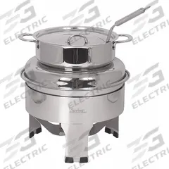 SPRING USA Soup Station: 6 qt Capacity, 13 5/8 in Overall Wd, 16 1/2 in Overall Ht, Hinged, Silver (MPN 3375-6/6). Key specifications — Manufacturer Part Number: 3375-6/6; Material: Stainless Steel; Product Type: Soup Station; Lid Attachment : Hinged; Brand: SPRING USA; NSF Certified: No; Color: Silver.