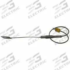 DAYTON Thermocouple Probe: -325°F to 2,280°F /-200°C to 1,250°C, Type K, Rounded Tip, 6 in Probe Lg (MPN 798GE8). Key specifications — Brand: DAYTON; Cable Material: FEP Jacket with Stainless Steel Overbraid; Cable Length: 12 in; Accuracy: ±1.1 °C or ±0.04 %, Whichever is Greater; Maximum Wire Gauge: 28 AWG.